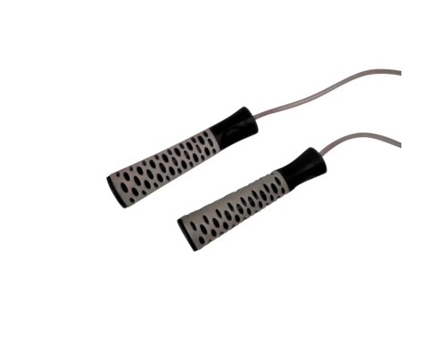 Скакалка PowerPlay 4206 Cіро-чорна (PP_4206_Grey/Black)