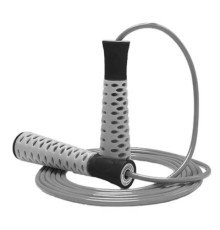 Скакалка PowerPlay 4206 Cіро-чорна (PP_4206_Grey/Black)