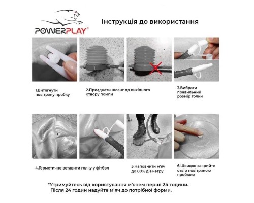 М'яч для фітнесу PowerPlay 4003 65см Синій + помпа (PP_4003_65_Blue)