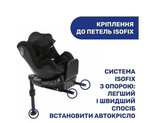 Автокрісло Chicco Seat2Fit Air I-Size Чорне (79691.72)