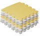 Дитячий килимок Kinderkraft пазл Luno Yellow, 30 элементов (5902533913602)