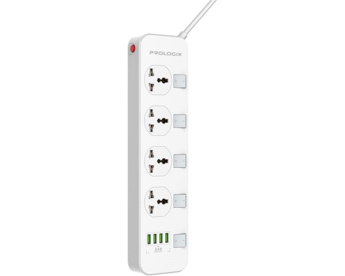 Мережевий фільтр живлення Prologix Premium PR-SC4408W (PR-SC4408W)