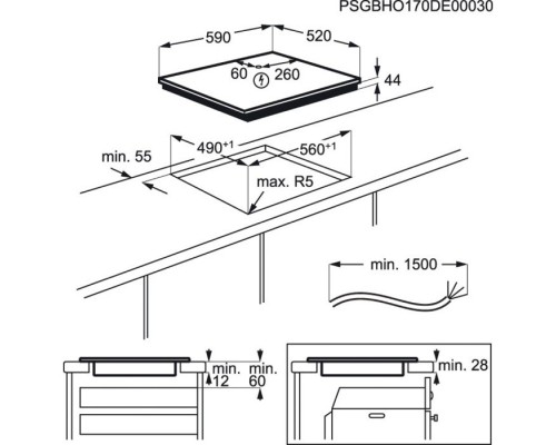 Варочна поверхня AEG IKB64301FB