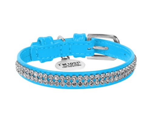 Нашийник для тварин WAUDOG Glamour з QR-паспортом 