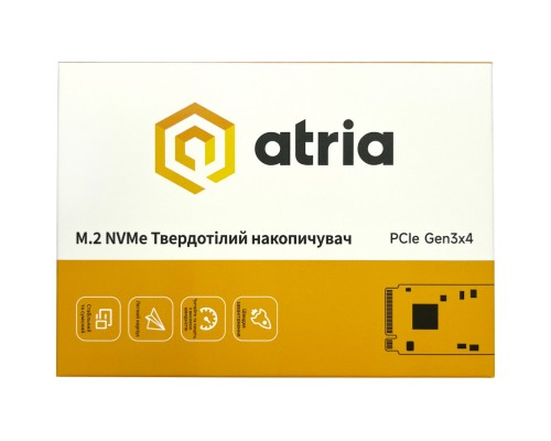 Накопичувач SSD M.2 2280 512GB X500S ATRIA (ATNVMX500S/512)
