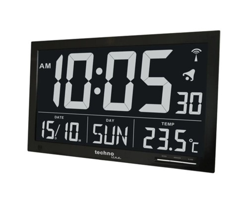 Настільний годинник Technoline Black (WS8007) (DAS301207) Настільний годинник Technoline Black (WS8007) (DAS301207)