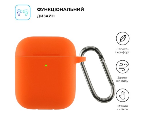 Чохол для навушників Armorstandart Ultrathin Silicone Case With Hook для Apple AirPods 2 Hermes (ARM59682)
