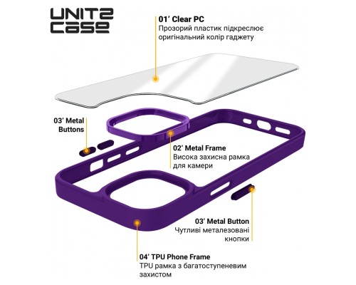 Чохол до мобільного телефона Armorstandart UNIT2 Apple iPhone 14 Purple (ARM69941) Чохол до мобільного телефона Armorstandart UNIT2 Apple iPhone 14 Purple (ARM69941)