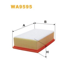 Повітряний фільтр для автомобіля Wixfiltron WA9595