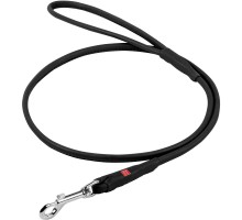 Повідок для собак WAUDOG Soft круглий XS d4 Д 183 см чорний (73471)