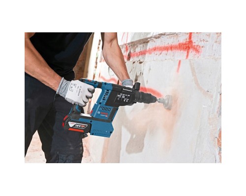 Перфоратор Bosch GBH 187-LI, патрон SDS-plus 24мм, 18В 1х5Аг, 2.4Дж, 3 режими, 980об/хв (0.611.923.022)