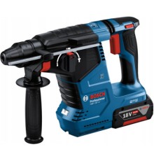 Перфоратор Bosch GBH 187-LI, патрон SDS-plus 24мм, 18В 1х5Аг, 2.4Дж, 3 режими, 980об/хв (0.611.923.022)