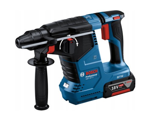 Перфоратор Bosch GBH 187-LI, патрон SDS-plus 24мм, 18В 1х5Аг, 2.4Дж, 3 режими, 980об/хв (0.611.923.022)