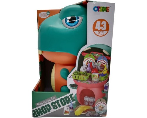 Ігровий набір Otsixe Іграшка-сюрприз Dinosaur Supermarket Shopping/Динозавр Торговий Супермаркет (1368A1)
