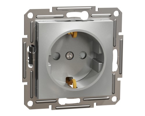 Розетка Schneider Electric ASFORA зі штор. алюміній (EPH2900261) Розетка Schneider Electric ASFORA зі штор. алюміній (EPH2900261)