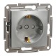 Розетка Schneider Electric ASFORA зі штор. алюміній (EPH2900261)