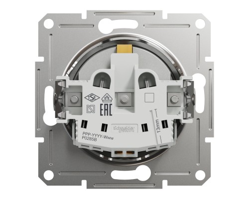 Розетка Schneider Electric ASFORA зі штор. алюміній (EPH2900261) Розетка Schneider Electric ASFORA зі штор. алюміній (EPH2900261)