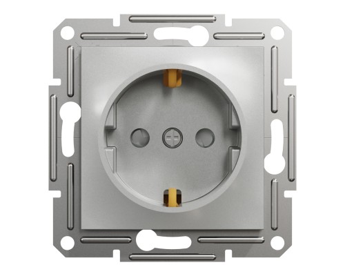 Розетка Schneider Electric ASFORA зі штор. алюміній (EPH2900261) Розетка Schneider Electric ASFORA зі штор. алюміній (EPH2900261)
