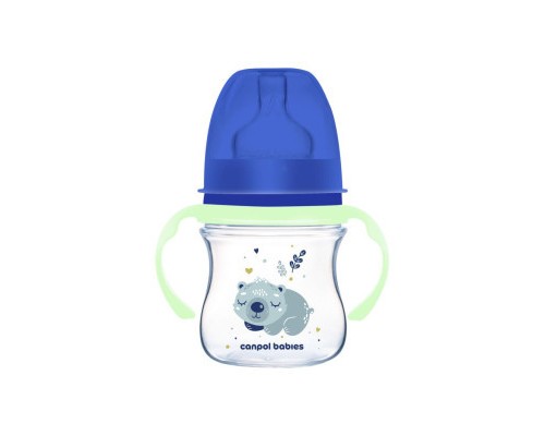 Пляшечка для годування Canpol babies Easystart Sleepy Koala 120 мл блакитна (35/236_blu)