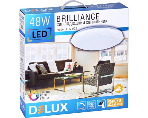 Світильник Delux LCS-003 Brilliance 48W 3000/6000K+пульт (90021358)