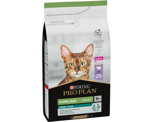Сухий корм для кішок Purina Pro Plan Sterilised Adult 1+ Renal Plus Для дорослих стерилізованих З індичкою 1.5 кг (7613033566592) Сухий корм для кішок Purina Pro Plan Sterilised Adult 1+ Renal Plus Для дорослих стерилізованих З індичкою 1.5 кг (7613033566592)