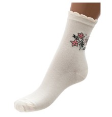 Шкарпетки дитячі BNM з квіточками (M0C0102-0812-9G-beige)