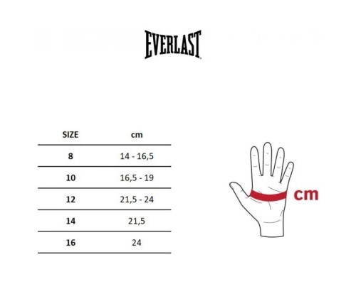 Боксерські рукавички Everlast Powerlock 2 Pro Lace 896910-70-814 білий 14 oz (009283609160)