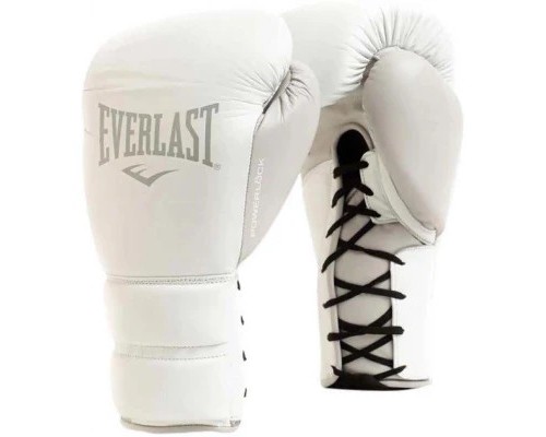 Боксерські рукавички Everlast Powerlock 2 Pro Lace 896910-70-814 білий 14 oz (009283609160)