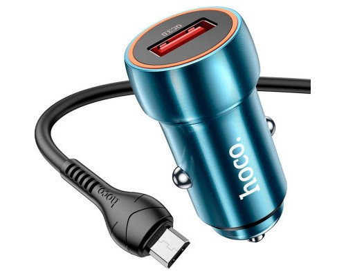 Зарядний пристрій HOCO Z46 USB Sapphire Blue (6931474770301)