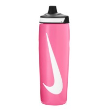 Пляшка для води Nike Refuel Bottle 24 OZ рожевий, чорний, білий 709 мл N.100.7666.634.24 (887791745491)