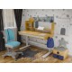 Парта з кріслом Mealux Timberdesk L (парта + крісло + тумба) (BD-690 L+ box BD 920-2 BL+Y-115 BLG)