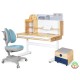 Парта з кріслом Mealux Timberdesk L (парта + крісло + тумба) (BD-690 L+ box BD 920-2 BL+Y-115 BLG)