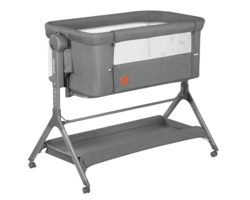 Ліжечко Lionelo приставна Leonie Plus 3 в 1 Grey Stone (LO-LEONIE PLUS GREY STONE)