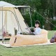 Крісло складане Naturehike Ламзак CNH22DZ022 бежевий з принтом (6975641886792)