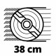 Газонокосарка Einhell RASARRO 36/38 PXC, 18В, 2х4Ah, 38см, 45л (3413180)