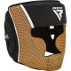 Боксерський шолом RDX Aura Plus T-17 Black Golden XL (HGR-T17BGL-XL+)