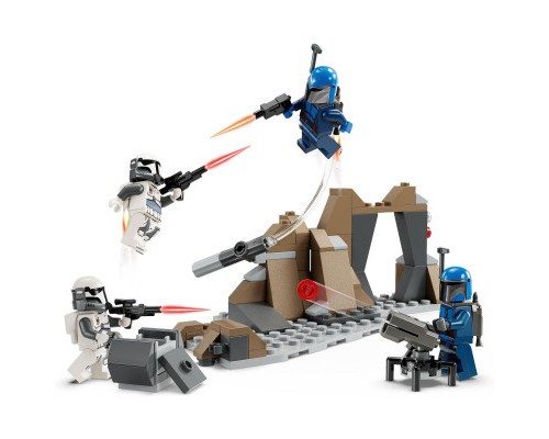 Конструктор LEGO Star Wars Бойовий комплект Засідка на Мандалорі (75373)