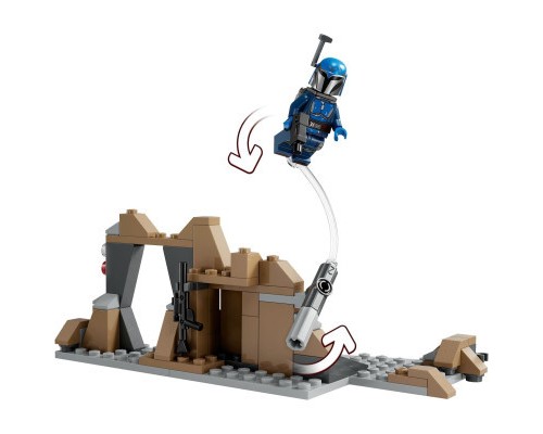 Конструктор LEGO Star Wars Бойовий комплект Засідка на Мандалорі (75373)