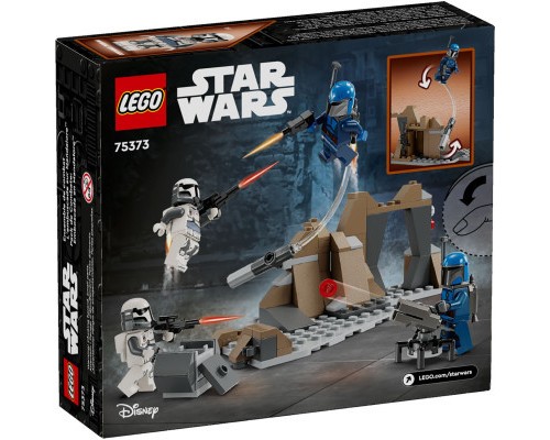 Конструктор LEGO Star Wars Бойовий комплект Засідка на Мандалорі (75373)