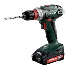 Шуруповерт Metabo BS 18 QUICK 18В, 2х2Ah, 24·48Нм, 0-450·0-1600об/хв, 1.4кг (602217500)