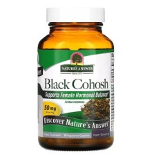 Трави Nature's Answer Клопогон, 50 мг, Black Cohosh, Full Spectrum Herb, 90 вегетаріанських кап (NTA-16126)