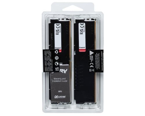 Модуль пам'яті для комп'ютера DDR5 16GB (2x8GB) 6000 MHz Beast Black XMP Kingston Fury (ex.HyperX) (KF560C30BBK2-16) Модуль пам'яті для комп'ютера DDR5 16GB (2x8GB) 6000 MHz Beast Black XMP Kingston Fury (ex.HyperX) (KF560C30BBK2-16)
