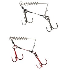 Оснащення Savage Gear Carbon49 Corkscrew Stinger 2x1 23kg (2 шт/уп.) (1854.12.97)