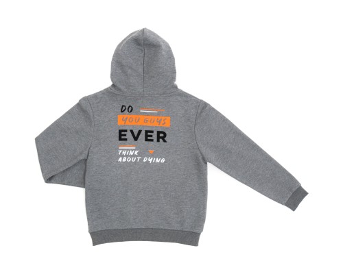 Кофта дитяча Breeze худі EVER (19338-164B-gray)