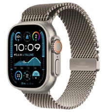 Смарт-годинник Apple Watch Ultra 2 2024 GPS + Cellular 49mm Natural Titanium Case with Natural Titanium Milanese Loop (MX4M3UL/A)