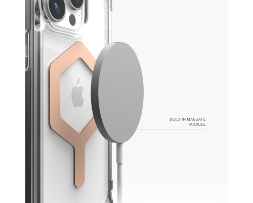 Чохол до мобільного телефона UAG iPhone 15 Pro Max Plyo Magsafe Ice/Rose Gold (114305114348)