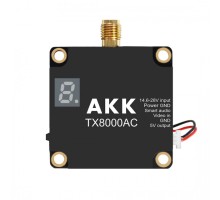 Відеопередавач (VTX) AKK Ultra Long Range 8W 4.9G-6G 96CH (TX8000AC)