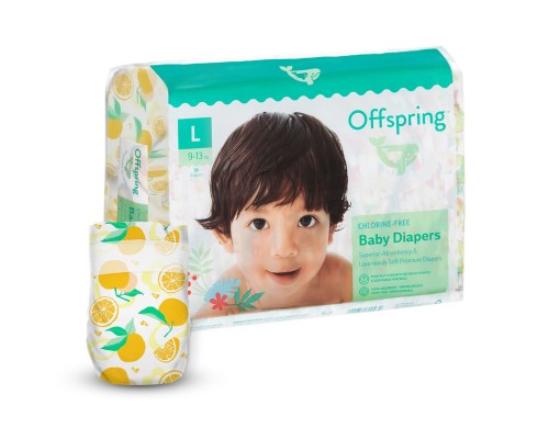 Підгузки Offspring Tangy Orange Розмір L 9-13 кг 36 шт (DP-OI-FAT-L36P-TGYORN)