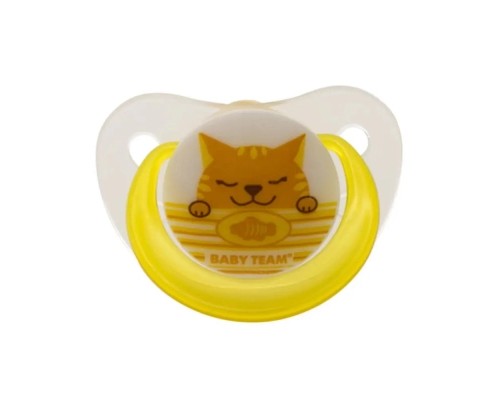 Пустушка Baby Team Латексна ортодонтична від народження (4824428032001)