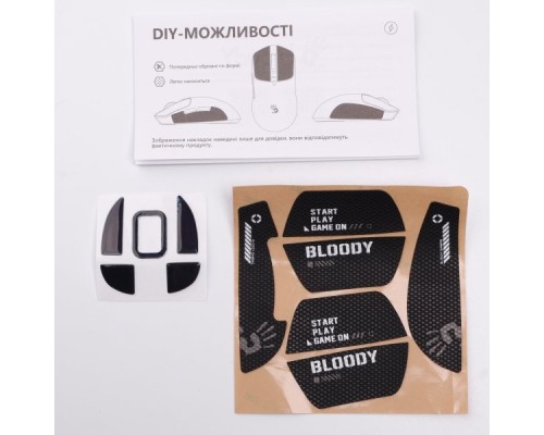 Мишка A4Tech Bloody R72 Ultra Wireless/USB White (4711421000901)